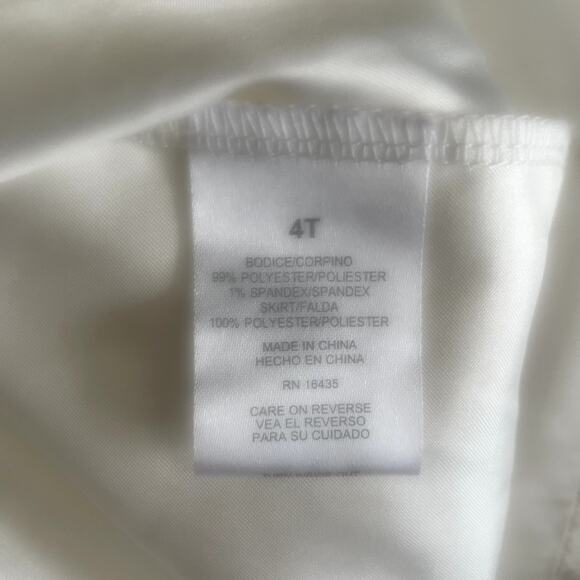 Christmas Holiday Sparkle Tulle Dress with Matching Coat Sz 4T - Picture 13 of 13